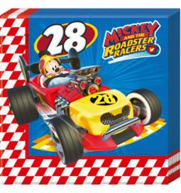 Serviete 33x33 cm, Mickey Racers 20/1