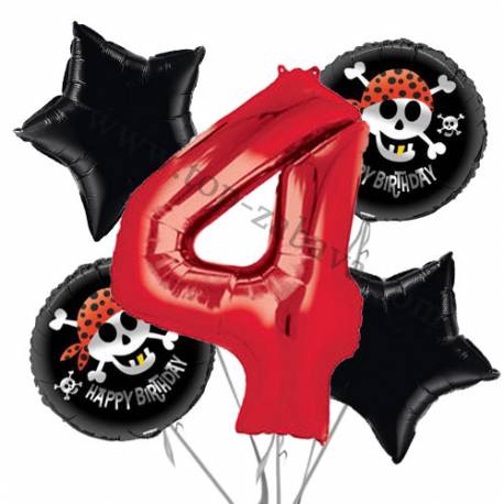 Pirati balonska dekoracija, 3. rojstni dan