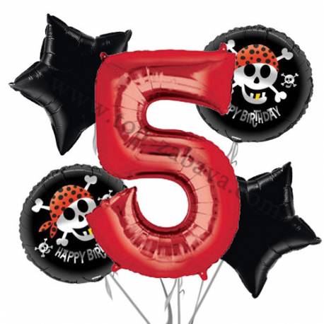 Pirati balonska dekoracija, 4. rojstni dan