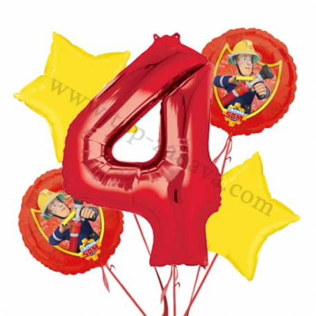 Gasilec Samo balonska dekoracija, 3. rojstni dan