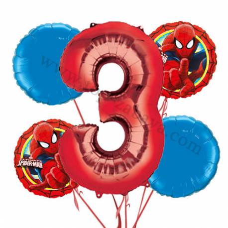 Spiderman balonska dekoracija, 2. rojstni dan