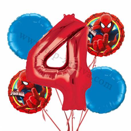 Spiderman balonska dekoracija, 3. rojstni dan