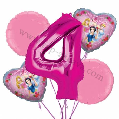 Princeske balonska dekoracija, 3. rojstni dan