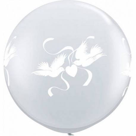 Jumbo poročni balon, Love Doves