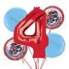 Gasilci balonska dekoracija, 3. rojstni dan