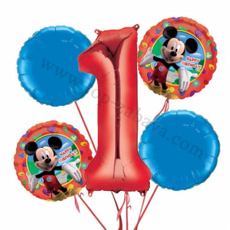 Minnie Mouse balonska dekoracija, 1. rojstni dan