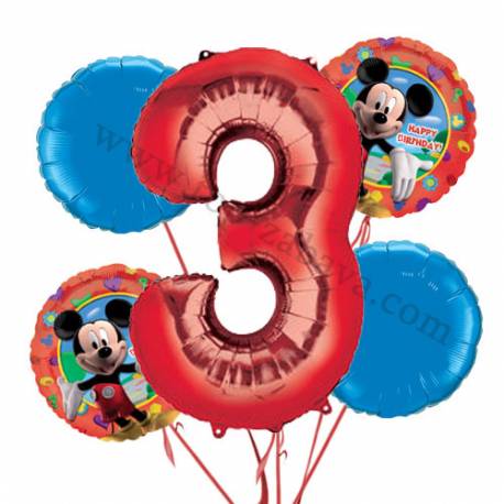 Miki Mouse balonska dekoracija, 2. rojstni dan