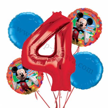 Miki Mouse balonska dekoracija, 3. rojstni dan