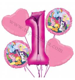 Minnie Mouse balonska dekoracija, 1. rojstni dan