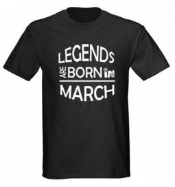 Majica za rojstni dan, Legends march, črna