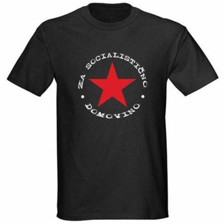 Majica Za socialistično domovino, črna