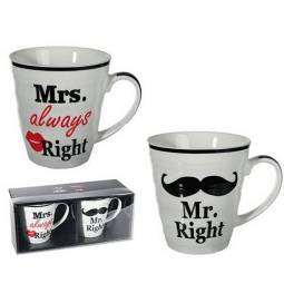 Set skodelic Mr in Mrs 1