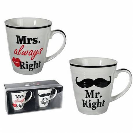 Set skodelic Mr in Mrs 1