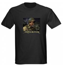 Majica za rojstni dan Najboljši vojak - črna