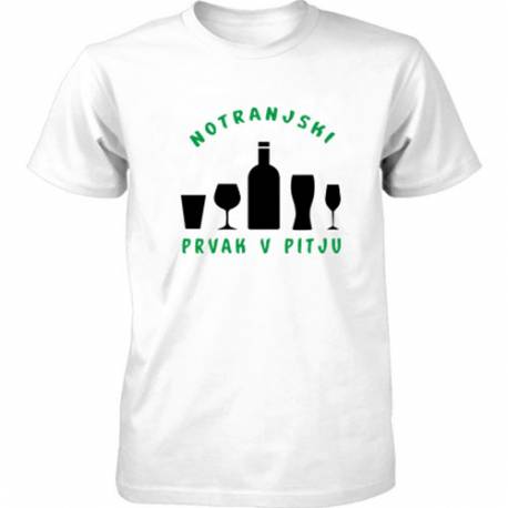 Majica Notranjski prvak v pitju