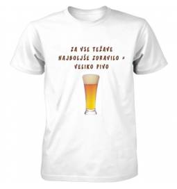 Majica Najboljše zdravilo je pivo