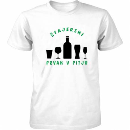 Majica Štajerski prvak v pitju