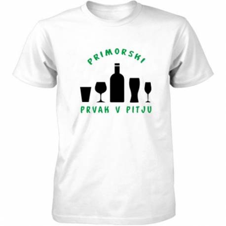 Majica Primorski prvak v pitju