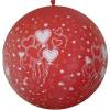 Jumbo poročni balon, Rdeča srca