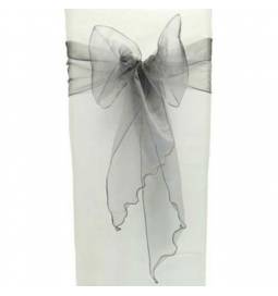 Organza poročna pentlja, rdeča 5/1