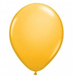 Lateks baloni 13 cm, Temno rumeni, 100/1