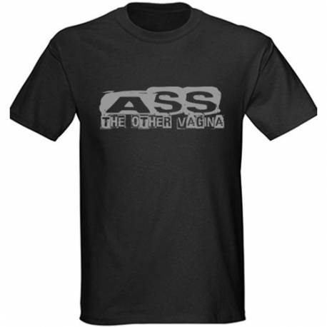 Majica Ass 2, črna