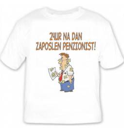 Majica Zaposlen penzionist