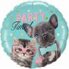 Folija balon Party Time Pets