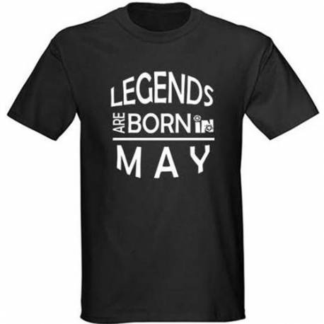 Majica za rojstni dan, Legends may, črna