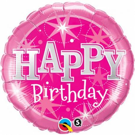 Folija balon Happy Birthday Zebra Print
