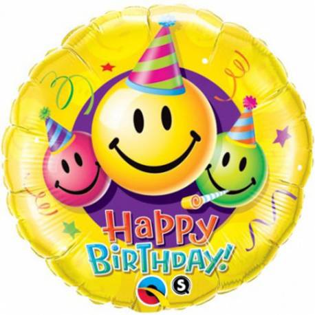 Folija balon Happy Birthday Daisies
