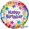 Folija balon Happy Birthday Paw prints