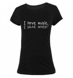 Majica I love Music, ženska