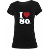 Majica I love 80, ženska