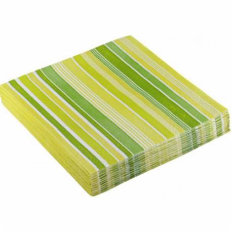 Serviete 33x33 cm, Stripes modre 20/1