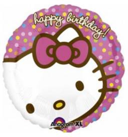 Folija balon Happy Birthday Hello Kitty