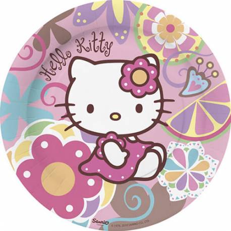 Krožniki 23 cm, Hello Kitty Srčki 8/1