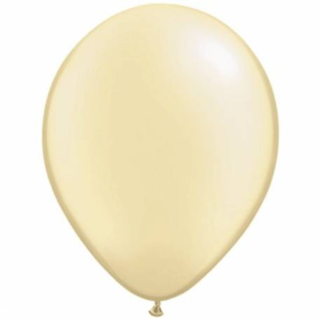 Lateks baloni 28 cm, Ivory, 10/1, pearl