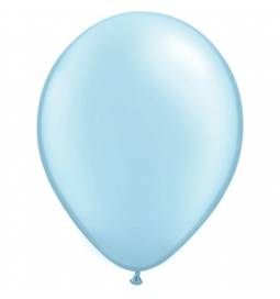 Lateks baloni 28 cm, Svetlo modri, 10/1, pearl
