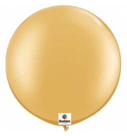 Jumbo lateks balon 75 cm, Zlat 2/1