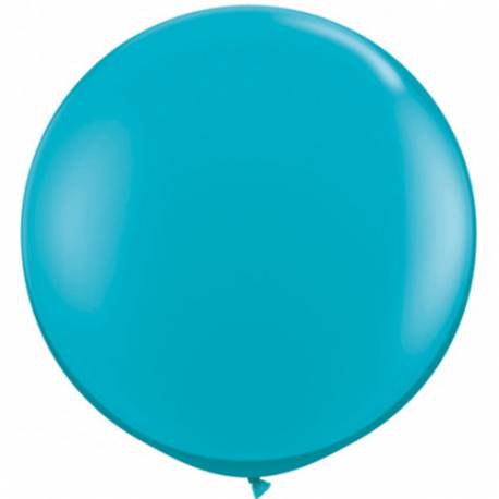 Jumbo lateks balon 90 cm, Smaragdno modri 2/1