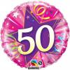 Folija balon 50 let, Elegant Sparkles