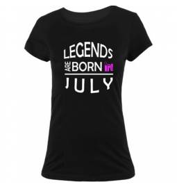 Ženska majica za rojstni dan, Legends July