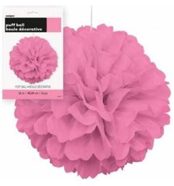 Puff Pom pink lampijon