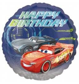 Folija balon Cars Happy Birthday