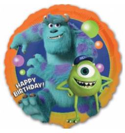 Folija balon Monsters Happy Birthday