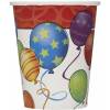 Kozarčki 270 ml, Happy Birthday Balloons 8/1