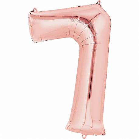 XXL balon številka 6, Rose