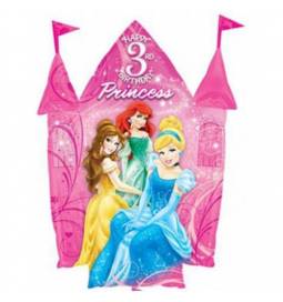 Folija balon 3. rojstni dan, Princess Castle