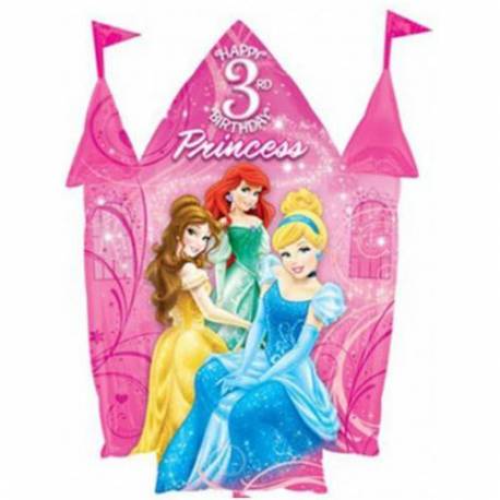Folija balon 3. rojstni dan, Princess Castle